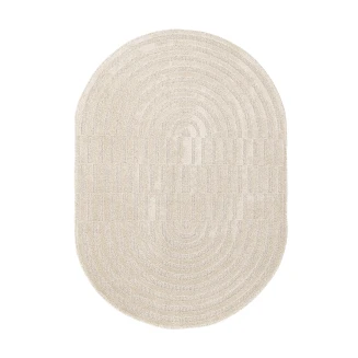 Χαλί Οβάλ Jazz 2972A White Royal Carpet - 133 X 190 Cm