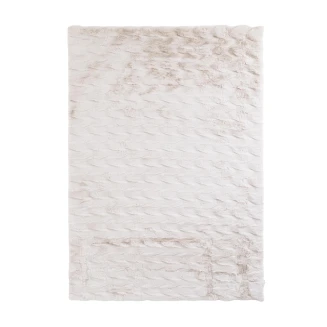 Γούνινο Χαλί Bunny Moon Canvas Cream Royal Carpet - 100 X 150 Cm