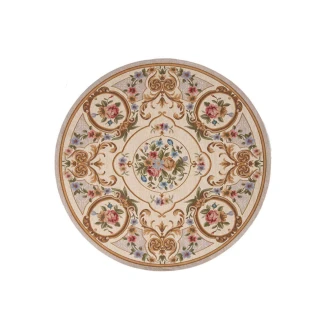 Χαλί Φ.150 Royal Carpet Canvas Aubuson Στρογγυλό 514 W