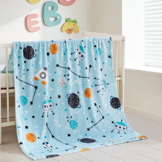Κουβέρτα Αγκαλιάς 80x110 Rythmos Astroplanets Digital Flannel Fleece