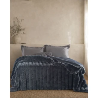 Κουβερτοπάπλωμα Υπέρδιπλο 220x240 Rythmos Atelier Ανθρακι