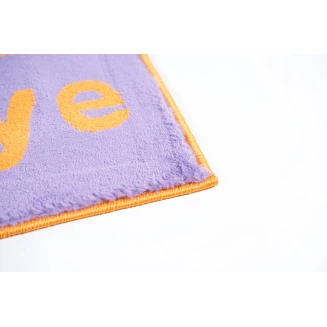 Πατάκι Εισόδου Μοκέτα  Fashion Welcome Purple/Orange 40x67εκ Sdim