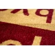 Sdim Πατάκι Εισόδου Μοκέτα  Fashion Welcome Wine Red/Beige 40x67εκ.