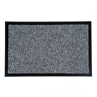 Πατάκι Εισόδου Μοκέτα με Αντιολισθητικό Υπόστρωμα Paris 003 Black & White 90x150εκ Sdim