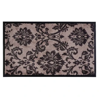 Sdim Πατάκι Εισόδου Μοκέτα με Αντιολισθητικό Υπόστρωμα Soft & design 630 Ornament Grey 55x90εκ. Πάχους 8mm