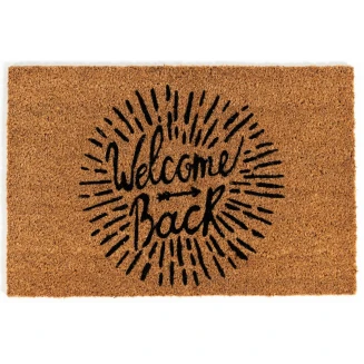 Πατάκι Εισόδου από Κοκοφοίνικα με Αντιολισθητικό Υπόστρωμα E - Coco 001 Welcome Back 40x60εκ Sdim