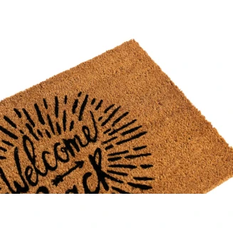 Πατάκι Εισόδου από Κοκοφοίνικα με Αντιολισθητικό Υπόστρωμα E - Coco 001 Welcome Back 40x60εκ Sdim