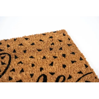 Πατάκι Εισόδου από Κοκοφοίνικα με Αντιολισθητικό Υπόστρωμα E - Coco 027 Welcome Triangles 40x60εκ Sdim