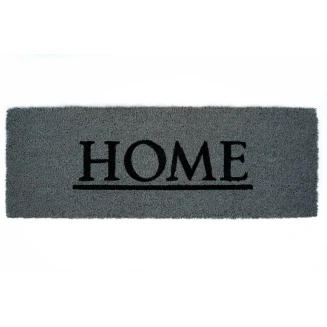 Πατάκι Εισόδου από Κοκοφοίνικα με Αντιολισθητικό Υπόστρωμα Trend-XS  014 Home Grey 26x75εκ Πάχους 15mm Sdim