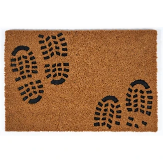 Πατάκι Εισόδου από Κοκοφοίνικα με Αντιολισθητικό Υπόστρωμα Ruco Embossed Rubber 002 Rubber Foot 40x60εκ Sdim