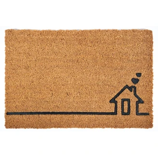 Πατάκι Εισόδου από Κοκοφοίνικα με Αντιολισθητικό Υπόστρωμα Ruco Embossed Rubber 022 Home 40x60εκ Sdim