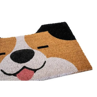 Πατάκι Εισόδου από Κοκοφοίνικα με Αντιολισθητικό Υπόστρωμα Ruco Shape 351 Dog 45x75εκ Sdim