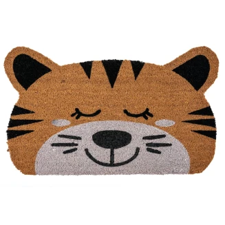 Πατάκι Εισόδου από Κοκοφοίνικα με Αντιολισθητικό Υπόστρωμα Ruco Shape 352 Bear 45x75εκ Sdim