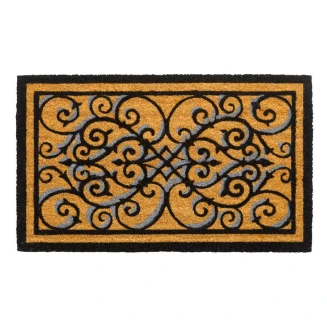 Πατάκι Εισόδου από Κοκοφοίνικα με Αντιολισθητικό Υπόστρωμα Ruco Design 101 Rectangle 45x75εκ Sdim