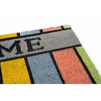 Πατάκι Εισόδου από Κοκοφοίνικα με Αντιολισθητικό Υπόστρωμα Ruco Style 002 Pastel Home 45x75εκ Sdim