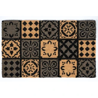 Πατάκι Εισόδου από Κοκοφοίνικα με Αντιολισθητικό Υπόστρωμα Ruco Style 003 Barok Tales  45x75εκ Sdim