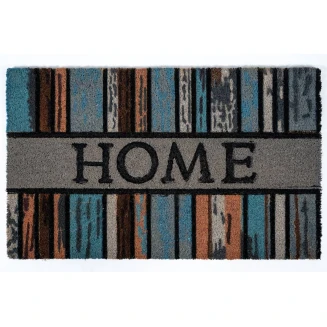 Πατάκι Εισόδου από Κοκοφοίνικα με Αντιολισθητικό Υπόστρωμα Ruco Style 005 Wood Planks Home 45x75εκ Sdim