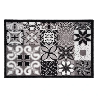 Πατάκι Εισόδου Μοκέτα με Αντιολισθητικό Υπόστρωμα Impression 155 Portugese Tiles 40x60εκ Πάχους 5mm Sdim