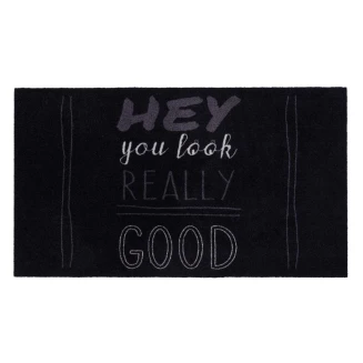 Sdim Πατάκι Εισόδου Μοκέτα με Αντιολισθητικό Υπόστρωμα Impression 940 Look Good Black 40x70εκ. Πάχους 5mm