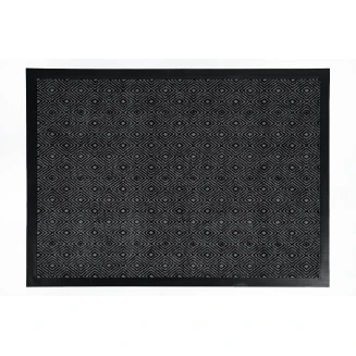 Πατάκι Εισόδου Μοκέτα με Αντιολισθητικό Υπόστρωμα Impression 225 Diamond Black 60x80εκ Πάχους 5mm Sdim