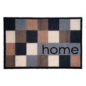 Πατάκι Εισόδου Μοκέτα με Αντιολισθητικό Υπόστρωμα Ambiance 465 Home  Carre Καφέ 40x60εκ Πάχους 8mm Sdim