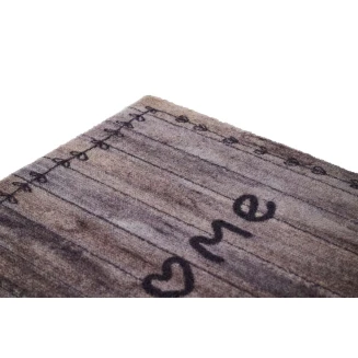 Sdim Πατάκι Εισόδου Μοκέτα με Αντιολισθητικό Υπόστρωμα Ambiance 690 Love Wood 50x75εκ. Πάχους 8mm