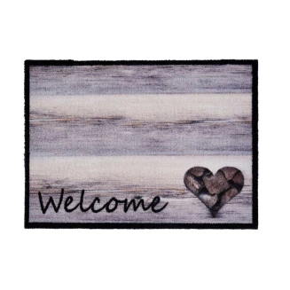 Sdim Πατάκι Εισόδου Μοκέτα με Αντιολισθητικό Υπόστρωμα Ambiance 800 Welcome Heart 50x75εκ. Πάχους 8mm