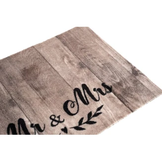 Πατάκι Εισόδου Μοκέτα με Αντιολισθητικό Υπόστρωμα Ambiance 875 Mr & Mrs 50x75εκ Πάχους 8mm Sdim