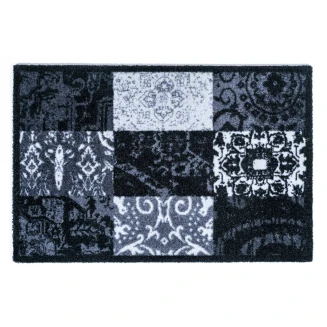 Πατάκι Εισόδου Μοκέτα με Αντιολισθητικό Υπόστρωμα Ambiance 914 Patchwork Gray 50x75εκ Πάχους 8mm Sdim