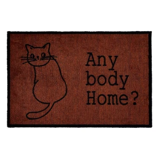 Sdim Πατάκι Εισόδου Μοκέτα με Αντιολισθητικό Υπόστρωμα Ambiance 970 Cat Anybody Home 50x75εκ. Πάχους 8mm