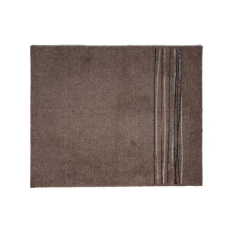 Πατάκι Εισόδου Μοκέτα με Αντιολισθητικό Υπόστρωμα Walk & Wash 084 Lucky Lines Beige  67x80εκ Πάχους 8mm Sdim