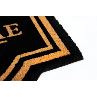 Πατάκι Εισόδου από Κοκοφοίνικα με Αντιολισθητικό Υπόστρωμα Ruco Classic Welcome 001 Black 60x80εκ Sdim