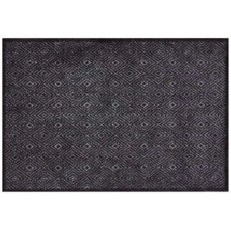 Πατάκι Εισόδου Μοκέτα με Αντιολισθητικό Υπόστρωμα Soft & Deco 625 Diamond Anthra 50x70εκ Πάχους 8mm Sdim