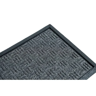 Πατάκι Εισόδου Μοκέτα με Αντιολισθητικό Υπόστρωμα Supreme 007 Anthracite 45x75εκ Sdim