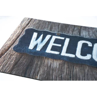 Αντιολισθητικό Πατάκι Εισόδου Gallery 008 Welcome Grain 45x75εκ Πάχους 6mm Sdim