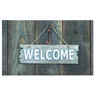 Αντιολισθητικό Πατάκι Εισόδου Gallery 009 Welcome Nail 45x75εκ Πάχους 6mm Sdim