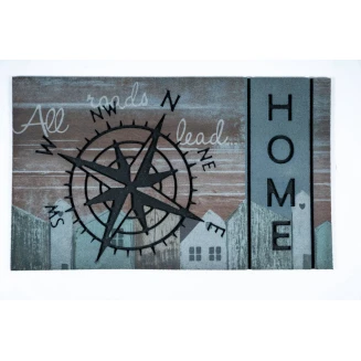 Αντιολισθητικό Πατάκι Εισόδου Ecomat 012 Compass Road Home  45x75εκ Sdim