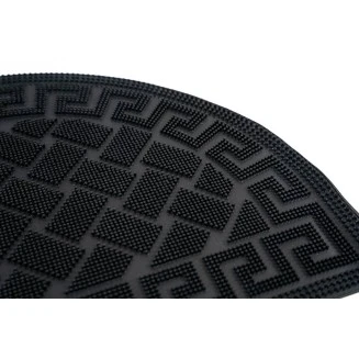 Ημικυκλικό Αντιολισθητικό Πατάκι Εισόδου από Καουτσούκ Pin Mix 207 ΅Wave HR 40x60εκ Sdim