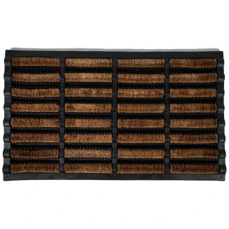 Πατάκι Εισόδου από Κοκοφοίνικα  και Καουτσούκ με Αντιολισθητικό Υπόστρωμα Mudbuster 005 Natural 45x75εκ Sdim