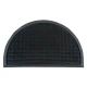 Sdim Ημικυκλικό Αντιολισθητικό Πατάκι Εισόδου από Καουτσούκ Finger Tip Black HR 45x75εκ.