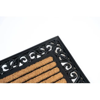 Πατάκι Εισόδου από Κοκοφοίνικα  και Καουτσούκ με Αντιολισθητικό Υπόστρωμα Impala 076 Brush Rectangle  45x75εκ Sdim