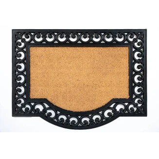 Πατάκι Εισόδου από Κοκοφοίνικα  και Καουτσούκ με Αντιολισθητικό Υπόστρωμα Impala 541 Plain  60x80εκ Sdim