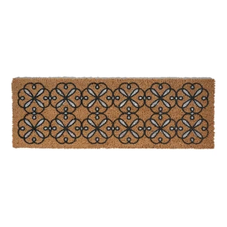 Πατάκι Εισόδου από Κοκοφοίνικα με Αντιολισθητικό Υπόστρωμα Finesse 155 Lisbon  26x75εκ Πάχους 15mm Sdim