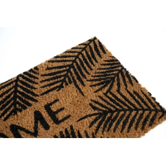 Πατάκι Εισόδου από Κοκοφοίνικα με Αντιολισθητικό Υπόστρωμα Finesse 966 Leaves Welcome 26x75εκ Πάχους 15mm Sdim