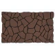 Sdim Αντιολισθητικό Πατάκι Εισόδου Ecomat 012 Brown Cleanscrape Flagstone 45x75εκ.