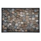 Sdim Πατάκι Εισόδου Μοκέτα με Αντιολισθητικό Υπόστρωμα Optima 001 Stones 50x75εκ. Πάχους 7mm