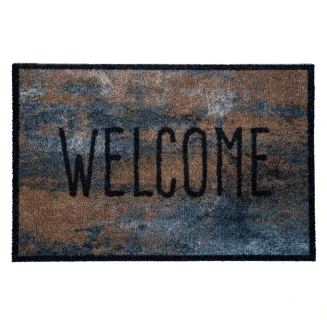 Πατάκι Εισόδου Μοκέτα με Αντιολισθητικό Υπόστρωμα Optima 005 Stone Welcome 50x75εκ Πάχους 7mm Sdim