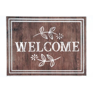 Αντιολισθητικό Πατάκι Εισόδου Ecomat Tradition 725 Welcome Daisy 45x60εκ Sdim