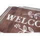 Sdim Αντιολισθητικό Πατάκι Εισόδου Ecomat Tradition 725 Welcome Daisy 45x60εκ.