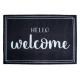 Sdim Πατάκι Εισόδου Μοκέτα με Αντιολισθητικό Υπόστρωμα Mondial 060 Hello Welcome 50x75εκ. Πάχους 8mm